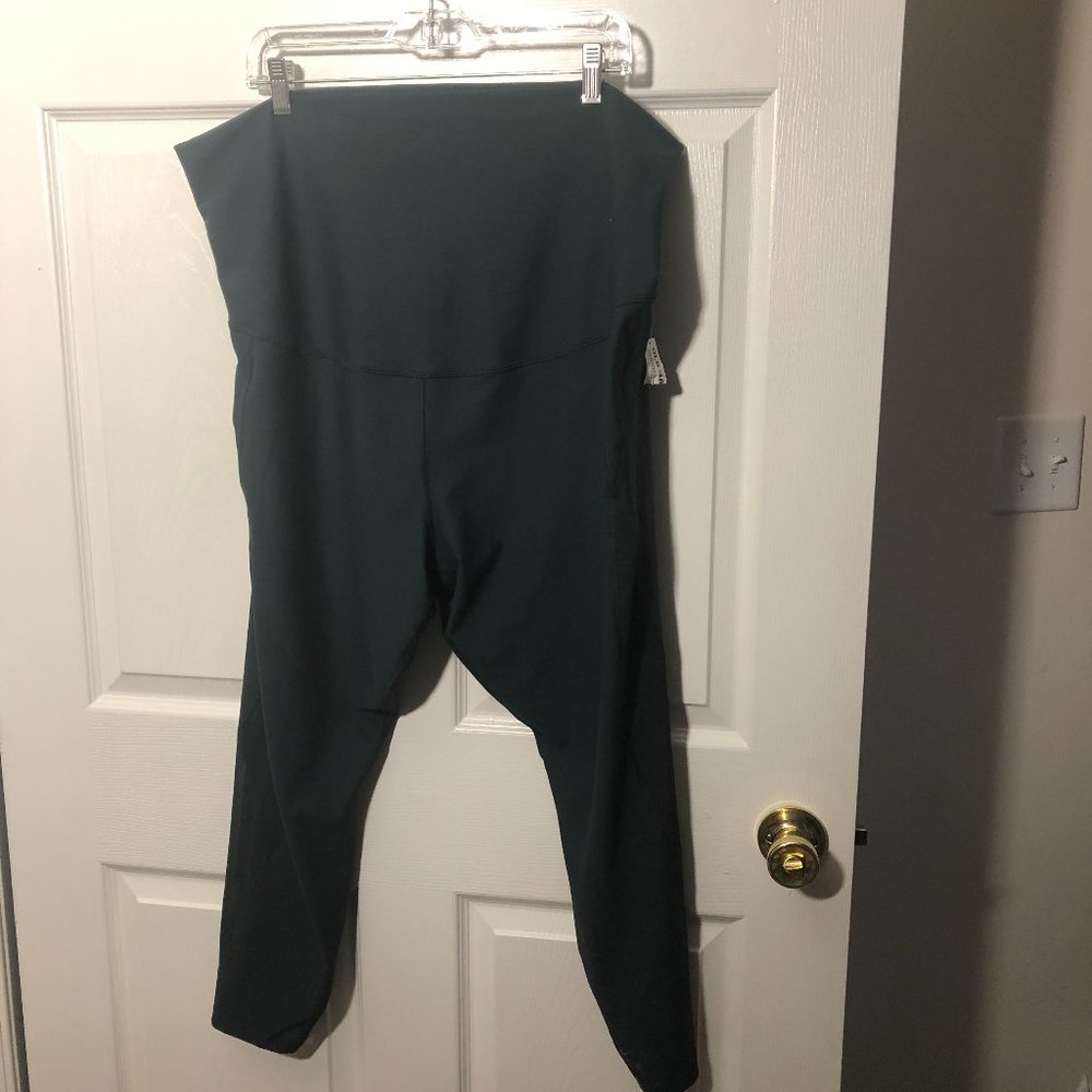 Old Navy women Active blue high rise leggings, size XXL NWT